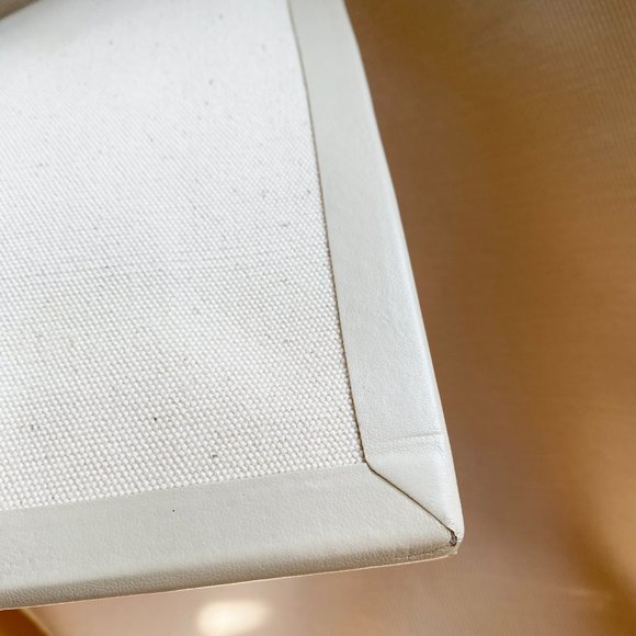 Celine "Made In" Canvas Clutch with Red Font. - Picture 8 of 14